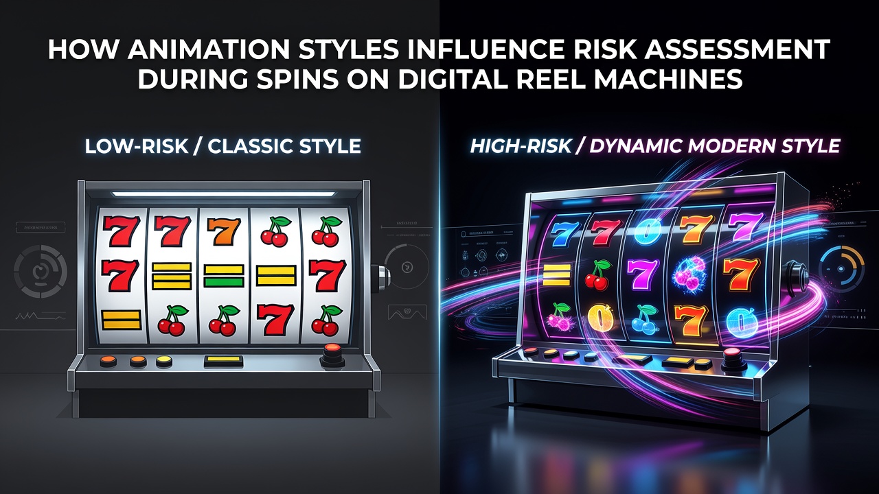 Close-up view of spinning digital reels with vibrant animations and light effects on a casino slot machine interface