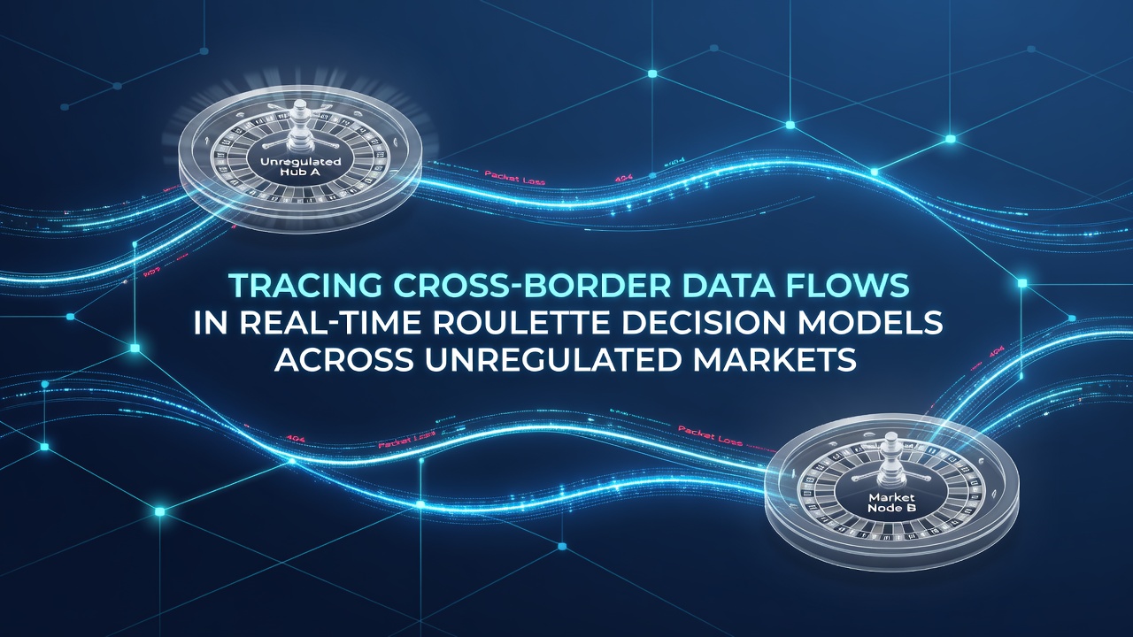 Network diagram showing cross-border data pathways for roulette betting systems in offshore environments